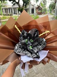 Gambar Buket Jilbab/Hijab Bouquet/Hadiah Untuk Cewek/Perempuan/Buket Jilbab Motif Premium Bentuk Bunga dari CANAFARM undefined 2 Tokopedia