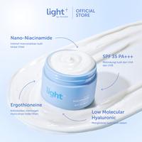 Gambar Light+ by Wardah Glowshot Day Moisturizer 20 g | Cream Niacinamide Brightening Moisturizer Pelembab Wajah Pemutih Wajah Facial Day Cream Skincare BPOM  | Lightening | Light Plus | Light + | Lightplus - Reguler dari lightplus undefined 4 Tokopedia