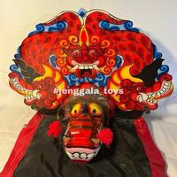 Gambar Barongan Anak Premium Berbahan Kayu Waru Free Kemul - no 1 biru dari JENGGALA TOYS undefined 3 Tokopedia