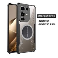 Gambar Case for INFINIX NOTE 50 PRO Magnetic Casing Double Air Flow Cooling Vent Cover Heat Disspation Hardcase Acrylic Clear dari ALBABCASE undefined 3 Tokopedia