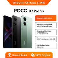 Gambar POCO X7 Pro 5G | Dimensity 8400-Ultra | 6000mAh (typ) battery with 90W HyperCharge | CrystalRes 1.5K 120Hz AMOLED display [Official Store] - Black, 12/512 GB dari GROSIR MULIAABADI TERRBARRRRU undefined 3 Tokopedia