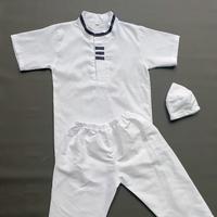 Gambar Baju Koko Putih Anak Laki-Laki Usia 2-10 Tahun - Katun Muslim Kancing Panjang Peci Setelan Nyaman Pendek koko  anak manasik haji koko  putih 5–7 Celana 5–6 - Putih, L dari AL Fatih shope undefined 5 Tokopedia