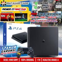 Gambar 【PS4 SLIM】Playstation 4 SLIM Original | PS4 SONY 1TB/1000GB  Bonus 200++ Games GARANSI 1TAHUN - SLIM 500GB【NON STIK】, PAKET |Game Permanen dari Matahari Game undefined 1 Tokopedia