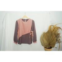 Gambar Blouse Remaja Kekinian-Outfit Remaja Masa Kini-Blouse Korean Style Murah-Blouse Bahan Katun-Blouse Kerja Polos-Setelan Baju Model Korea-Blouse Lengan Panjang-Blouse Minimalis-Baju Remaja Kekinian-Blouse Polos Simple-Baju Korean Style-Outfit Wanita Keren - Blouse Tali Dusty Pink dari Outfit By Prameswari_NEW undefined 5 Tokopedia
