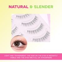 Gambar AMY'S DIARY 5 Pasang Supernatural Ultra-Halus Batang Transparan Bulu Mata Palsu Fairy Princess Manga Fake Lashes - 11-1 dari Amy's Diary undefined 3 Tokopedia
