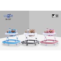 Gambar Baby Walker Spacebaby SB 307 // SB-305 (AIRPLANE) // SB 303  // SB-287 // SB-288 Alat Belajar Jalan Anak - Grey dari Start Light Baby undefined 5 Tokopedia