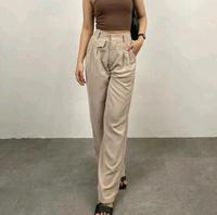 Gambar Oro pants loose pants celana kulot polyster - Oro Pants Broken White, STANDAR dari HN.STORE ID undefined 5 Tokopedia