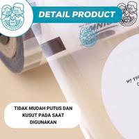 Gambar Plastik Roll LID Cup Sealer Press isi 1200/Tutup Segel Gelas Minum/Tutup Minuman/Seal Cup Polos/Tutup Minuman Vacuum - THANK YOU, 1200 dari FUMU PACKAGING PLASTIK PACKING undefined 5 Tokopedia