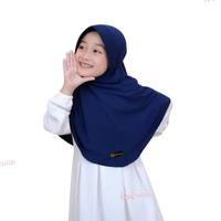 Gambar Jilbab tali ulir anak /hijab tali kepang KIDS /kerudung bergo ped ropel anak sd Muslim Instan - merah cabe dari AH.hijab undefined 3 Tokopedia