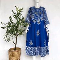 Gambar SAKDRES ENCIM JUMBO LD 120 PB 130 Dress RAYON SAMITEX SUPER BUSUI MEWAH ELEGAN ISYIMEWA PREMIUM BATIK CAP Muslim Wanita Motif Syari Twill Pesta Formal Ibu Nyaman Salur Lembut Menyusui Panjang Pekalongan Karet Gamis Kondangan Simple Tebal Maxi Casual Baju - 1 dari GROSIR BATIK NAYLA undefined 4 Tokopedia