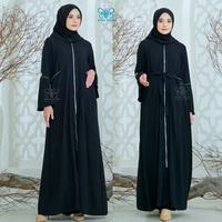 Gambar Afna Ziva abaya Outer Gamis Dress abaya Turki Outer Baju Busana Pakaian Muslimah Syari abaya Cantik - Army, M dari Afna Hijab_NEW undefined 1 Tokopedia