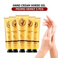 Gambar (PROMO 5 PCS) Hand Cream Horse Krim Lotion Pelembab Kulit Tangan Kering Kasar Anti Keriput Mencerahkan Perawatan Tangan Tidak Berminyak dan Anti Aging dari RUHIYAT GACOR MART undefined 1 Tokopedia