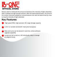 Gambar B-ONE Digital Spectrophotometer Split Beam UV-Visible 8600S with Software dari B-ONE Official Store undefined 2 Tokopedia
