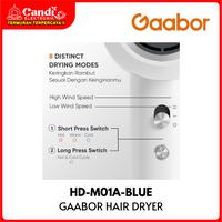 Gambar GAABOR Hair Dryer Negative Ion High Speed Hair Dryer Fast Drying HD-M01A-BLUE dari CANDI ELEKTRONIK undefined 4 Tokopedia