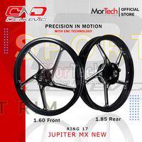 Gambar Velg Racing Delkevic 511 P5 model VND AK55 Enkei Double Disc Yamaha Jupiter Mx New 135 Ring 17 Uk 160&185 - HITAM, JUPITER MX NEW 135 dari MORTECH undefined 1 Tokopedia