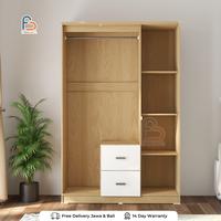 Gambar Furnicrush Lemari Pakaian 3 Pintu / Lemari Rak Baju / Lemari Gamis / WDD 321 - Spesifikasi dari furnicrush undefined 5 Tokopedia