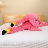 Gambar 2023 Hot 50Cm New Flamingo Big Plush Toys Fluffy Sleep Pillow Cute Animal Stuffed Swan Goose Soft Dolls Girls Birthday Gift - B, 50cm dari ogixan748 undefined 4 Tokopedia