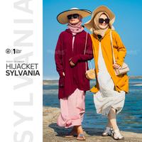 Gambar Hijacket Sylvania New Series - Outer Kiyowo Wanita KEKINIAN Hoodie Syar'i nyaman dan anti gerah Panjang Jaket - Khaki, all size dari HIJACKET STORE SYARIAH undefined 4 Tokopedia