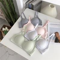 Gambar PAKET HEMAT BR484 Bh Push Up BRA 5Pcs Tanpa Kawat BH Style Polos Pakaian Dalam Wanita Garis Warna Pastel Pucat - 5 PCS RANDOM, 34, Standar dari Mood Style_NEW undefined 1 Tokopedia