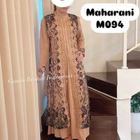 Gambar Dress Maharani M094 outer rompi lepas brokat mewah dan elegan cocok untuk pesta dan acara formal lainya Muslim Wanita Gamis Kondangan Gaun Motif Lebaran Cantik muslimah outfit y2k - Xl, Denim dari Gamis Brokat Indonesia undefined 2 Tokopedia