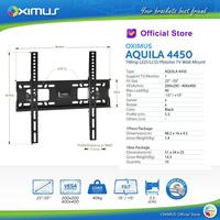 Gambar BRACKET TV LED LCD MONITOR 23"-55" OXIMUS AQUILA 4450 WALL MOUNT TILT dari Oximus Indonesia undefined 2 Tokopedia