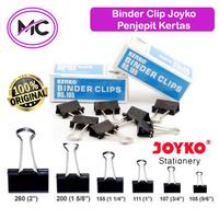 Gambar Binder Clip Joyko Besar Sedang Ukuran 200 260 280 Binder Klip Penjepit Kertas HVS Paper Klip File dari GROSIRSLIMUT MOTIFTERRBARRRRU undefined 1 Tokopedia