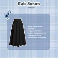 Gambar Setelan Veny Outfit { Tunik + Rok Susun+ Pashmina } One Set Korean Style | Fashion Wanita Kekinian Muslim - 3in1 Set dari neganizshop_NEW undefined 4 Tokopedia