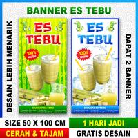 Gambar Paket 2 Banner Cetak Banner Spanduk ES Tebu Beli 1 Dapat 2 Termurah - IJO dari KYROS Store_NEW undefined 1 Tokopedia