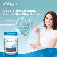 Gambar LIFE SPACE Broad Spectrum Probiotic / LIFE-SPACE Double Strength Probiotics 30 Capsules / LIFESPACE 60+ Years / Powder for Baby Bayi / Children 60g Probiotik Anak 60 g / Pregnancy Breastfeeding 50 / Triple / Urogen Women / Microflora / Digestive Enzymes - Broad Spectrum Probiotic (60 Hard Capsules) dari WikiVit undefined 4 Tokopedia