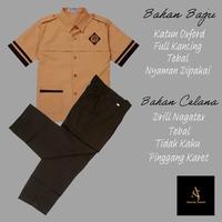 Gambar Setelan Pramuka Siaga Laki-laki Lengan Pendek kepas 1-6 Baju Bordir Celana Sd - Set tanpa topi, 6th dari Adankshop undefined 3 Tokopedia