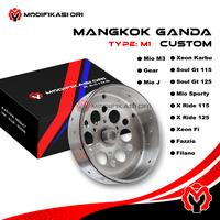 Gambar Mangkok Ganda Custom ALL TYPE MOTOR - Solusi Gredeg - Getar motor VESPA - NMAX - Aerox-Lexi - VARIO PCX ADV - BEAT SCOOPY GENIO - MIO FAZIO FILANO X RIDE SOUL GT - YAMAHA HONDA - SUZUKI - KARTEL SILANG MIRING LURUS mangkok racing custom nmax Motorcycle - CUSTOM LUBANG, KVB dari Modifikasi Ori undefined 4 Tokopedia