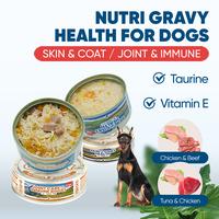 Gambar Majes Nutri Gravy for Dogs Canned Food Chicken Beef Tuna Wet Food Makanan Anjing 170g - Joint & Immune dari Majes Pet Store undefined 1 Tokopedia