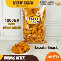 Gambar Balung Kethek Pedas Manis 1KG Premium Super Murah / Kripik Singkong Pedas Manis Keripik Singkong Pedas Manis Lengket Balket Food Snack - PEDAS PREMIUM, 500GR dari Lezate Snack undefined 2 Tokopedia