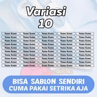 Gambar Stiker Nama Baju Sablon Setrika Stiker Nama Kaos Tempel Setrika Isi 50 Pcs - varian dari rumahmakann01 undefined 1 Tokopedia