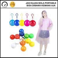 Gambar Jas Hujan Konser Bola Portable Jas hujan plastik tebal bisa digantung jas hujan gantung desain bola bisa dibawa kemana saja dari Kanadetachi undefined 1 Tokopedia
