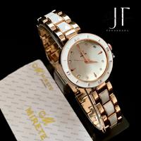Gambar Jam Tangan Wanita Mirete Keramik Bulat Original Analog Produk Best Seller Terbaru Watches Quartz Stainless A150 - Silver Hitam, Free Baterai dari Jam Tangan Pekanbaru undefined 4 Tokopedia
