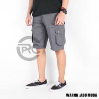 Gambar CELANA PENDEK CARGO BIG SIZE ORIGINAL PRITECTOR BANDUNG - CELANA SHORT GUNUNG KANVAS COWOK - CELANA SANTAI SIMPLE Panjang Outdoor Nyaman Basic Lembut Kain Pria Tebal - NAVY, 27-28/S dari SM'RM Denim undefined 4 Tokopedia