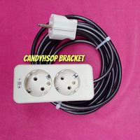 Gambar Terminal Listrik Lubang 2 3 4 5 Kabel - Pilihan Ukuran Panjang Kabel 1 2 3 4 5 M - 2 lubang, 1 meter dari Candyshop Bracket undefined 5 Tokopedia