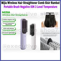 Gambar Mijia Wireless Hair Straightener Comb Sisir Rambut - Portable Brush Negative ION 3 Level Temperature dari Executive Shop7 undefined 1 Tokopedia