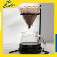Gambar Solid Stainless Steel Coffee Drip Stand  | Stand Pour Over Coffee | V60 Dripper Stand | Dudukan Dripper Kopi V60 dari The Cooklas undefined 1 Tokopedia