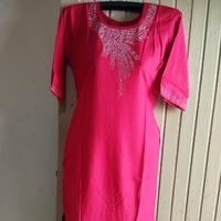 Gambar Atasan Baju India / Kurti Hijab friendly - Merah, 120 dari Kawishop undefined 1 Tokopedia