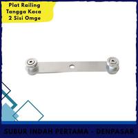 Gambar Aksesoris Plat Railing Tangga Kaca 2-Sisi Kaca Stainless dari Subur Indah Pertama undefined 1 Tokopedia