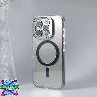 Gambar MUM Case Iphone With Standable Camera - Crystal Clear Magnetic Magsaf* - Hardcase/Casing Hp Compatible For Iphone 11 12 13 14 15 16 17 17 Pro AIR Promax Full Cover Casing Pelindung Handphone MN551 - MN551 HITAM, IP 11 dari Grotecth Store undefined 4 Tokopedia