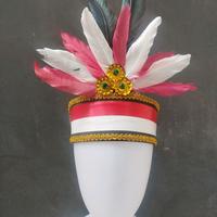 Gambar mahkota/hiasan kepala bandana merah putih dari AMINURJAYA acc undefined 4 Tokopedia