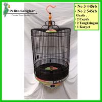 Gambar Kandang Murai Rafi Jaya No2 + Cepuk Tangkringan Karpet Gratis dari pelitashop89 undefined 1 Tokopedia