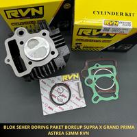Gambar Blok Seher Boring Paket Boreup Bore Up Supra X Grand Prima Astrea 53MM 53 RVN THAILAND dari sabellashop1 undefined 4 Tokopedia