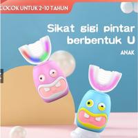 Gambar Sikat Gigi Elektrik Anak, Smart Electric Toothbrush U-Shape Automatic Pasti Diskon - Odol mousse dari theface111 undefined 2 Tokopedia