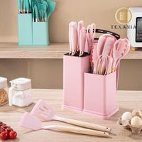 Gambar [OXYGEN566 X TEXANIA] TEXANIA SPATULA SILIKON SET PREMIUM INCLUDE TALENAN Kitchenware - Spatula Tosca dari Texania house ware store undefined 5 Tokopedia