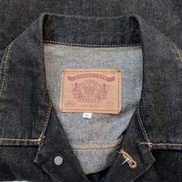 Gambar Black Black Denim 2000s Fittz Japanese Boxy Cut Denim Jeans Outer Jacket - Unisex - L dari 2000Tribe undefined 4 Tokopedia