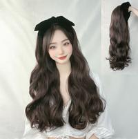 Gambar Bando Wig Perempuan Rambut Palsu Wanita Panjang Lurus 65 cm Bandana Aksesoris Rambut Wanita Import Fashion Jepang KOREA dari Slamett667 undefined 2 Tokopedia